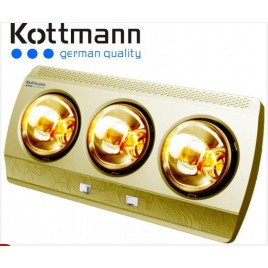 Đèn sưởi nhà tắm Kottmann 3 bóng K3B-H